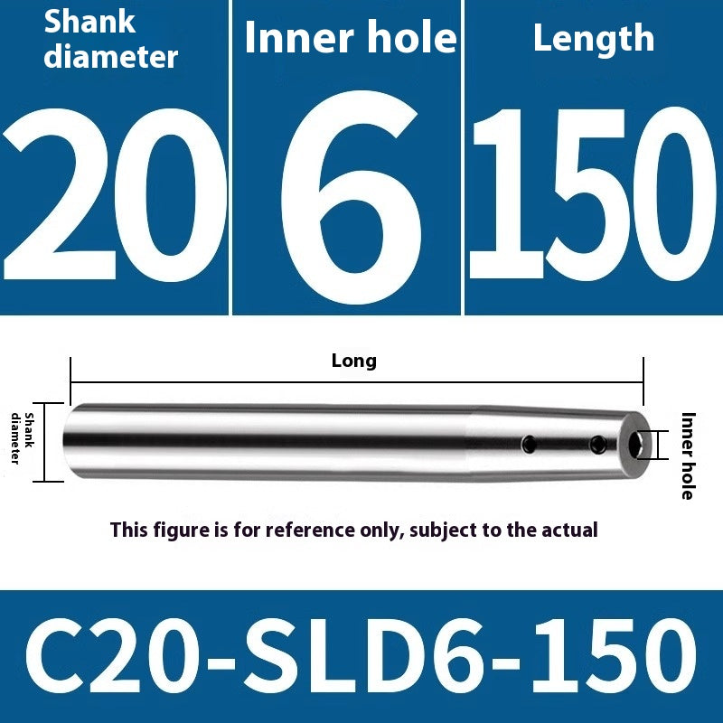 2059-High precision side solid SLD extension rod CNC milling cutter extended rod small diameter straight handle deep cavity avoidance C12C16C20 Shandong Denso Pricision Tools Co.,Ltd.